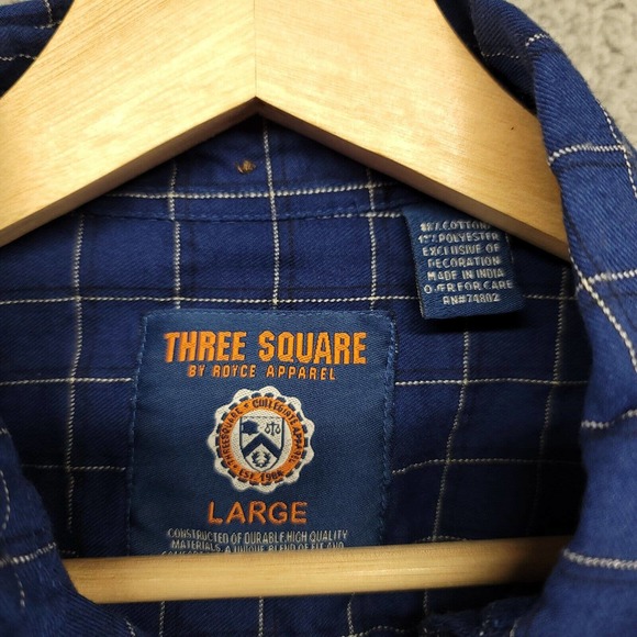 Florida Gators NCAA shirt mens large button blue Three Square Royce Apparel - Picture 8 of 11